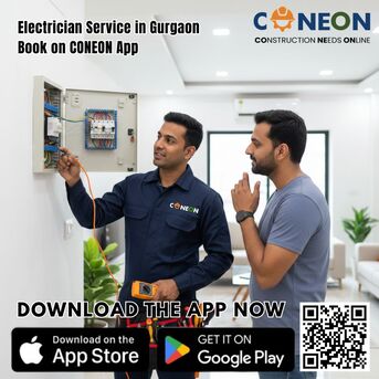 Gurgaon, Construction, Electrician Service In Gurgaon | Book On CONEON App