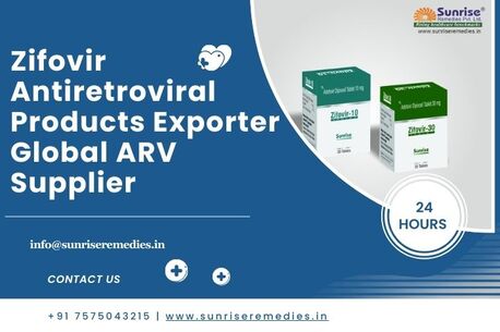 Ahmedabad, Health, Zifovir Antiretroviral Products Exporter Global ARV Supplier
