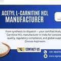 Pure Grade Nutra Acetyl L-Carnitine HCL Manufacturer In India Trusted