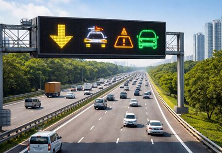 New Delhi, Business, Variable Message Sign (VMS) Display Solutions By Stream Purple