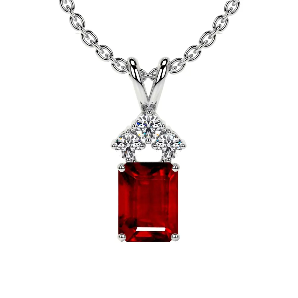 New York, Jewelry, USD 3159,  Elegant Ruby Necklace For Women