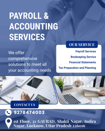 Lucknow, Accounting, End-to-End Payroll & Accounting Services For Companies