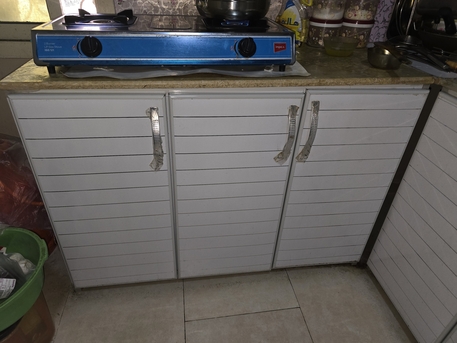 Khobar, Furniture, SAR 700,  Set Of Kitchen Cabinet 2 Pc - White Colour