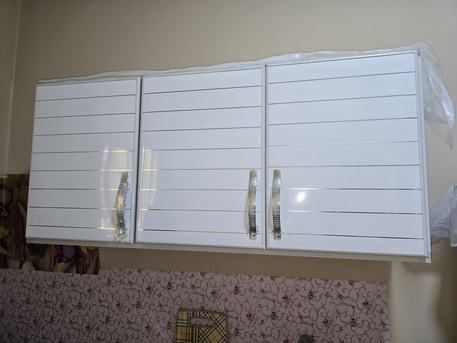 Khobar, Furniture, SAR 700,  Set Of Kitchen Cabinet 2 Pc - White Colour