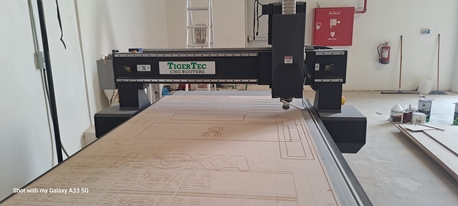Riyadh, Machinery, SAR 65000,  BRAND NEW - TigerTec CNC Router Only Used For 4 Hours!