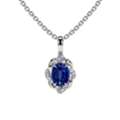 USD 2197,  Luxury Sapphire Necklaces With Brilliant Shine