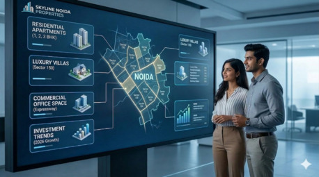 Noida, Real Estate, Properties In Noida &ndash; Modern Flats & Commercial Spaces For Sale