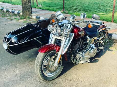 Punjab, Automotive, Retro Royal Enfield Motorcycle With Elegant Sidecar Build