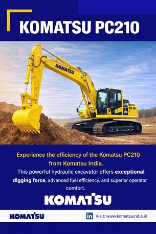 Mumbai, Machinery, Buy Durable Komatsu PC210 For Construction And Earthmoving