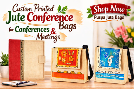 Kolkata, Clothing & Accessories, INR 100,  Custom Printed Jute Conference Bags For Conferences & Meetings