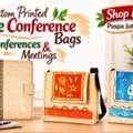 INR 100,  Custom Printed Jute Conference Bags For Conferences & Meetings