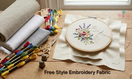 London, Clothing & Accessories, Buy Creative Embroidery Fabric For Beautiful Hand Stitching At Willow Farbics
