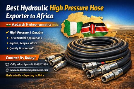 Mumbai, Automotive, Best Hydraulic High Pressure Hose Exporter To Africa | Aadarsh Hydropneumatics India