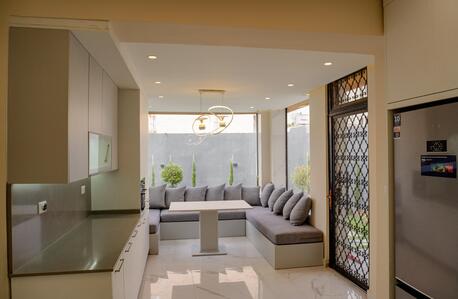 Abdoun, Apartments/Houses, JOD 26000/year,  Furnished,  3 BR,  260 Sq. Meter,  Luxury Ground Floor Apartment For Rent In Abdoun