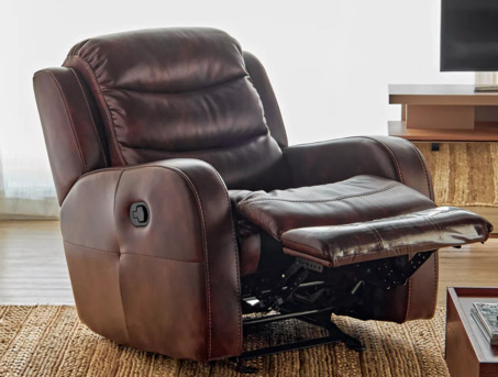 Al Khobar Al Shamalia, Furniture, SAR 1100,  Leather Rocking Recliner Sofa Khobar