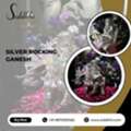 INR 110000,  Silver Rocking Ganesh Idol | Elegant Spiritual Decor For Home & Office