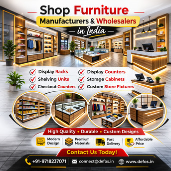 Gurgaon, Wholesale Products, Premium Shop Furniture Manufacturers In India For Modern Retail Stores