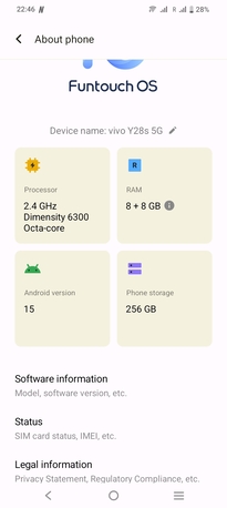 Khobar, Mobile Phones, SAR 900,  2 Mobile Phone Nice Condition Vivo Y28s 5G Iphone 16 Pro Max China Made