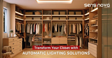 Vadodara, Electrical & Plumbing, Smart Wardrobe Lighting Solutions | Sensinova India