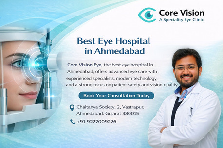 Ahmedabad, Health, Core Vision Eye &ndash; Best Eye Hospital In Ahmedabad With 24/7 Emergency Care