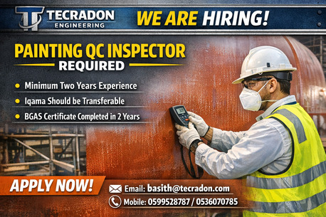 Yanbu, Jobs, Qc Painting Inspector