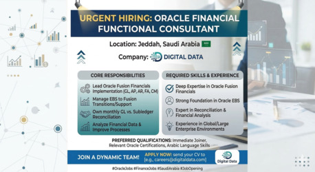Jeddah, Jobs, Oracle Financial Consultant