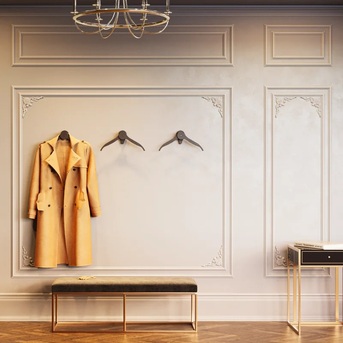 Geneva, Clothing & Accessories, Unique Wall Coat Hanger Rialto &ndash; Luxury Foldable Wooden Coat Rack