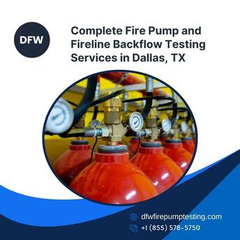 Dallas, Business, Complete Fire Pump And Fireline Backflow Testing Services In Dallas, TX