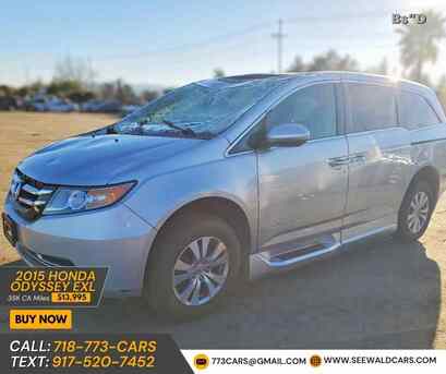 Los Angeles, Vehicles, Cars & Trucks , USD 13995,  Honda Odyssey EXL,  2015,  Automatic,  56327 KM,  FOR SALE! Honda Odyssey EX-L Wheelchair Accessible Mobility 35k CA Miles