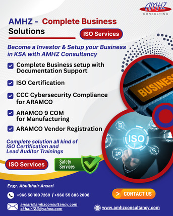 Riyadh, Business, AMHZ Consultancy Provides Professional Support To Help Businesses Meet These Requirements