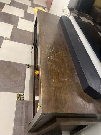 Riyadh, Furniture, SAR 200,  HomeCenter TV Stand - TV Unit - Hard Wood