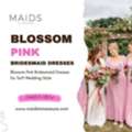 GBP 60,  Blossom Pink Bridesmaid Dresses For Soft Wedding Style | Maids To Measure UK