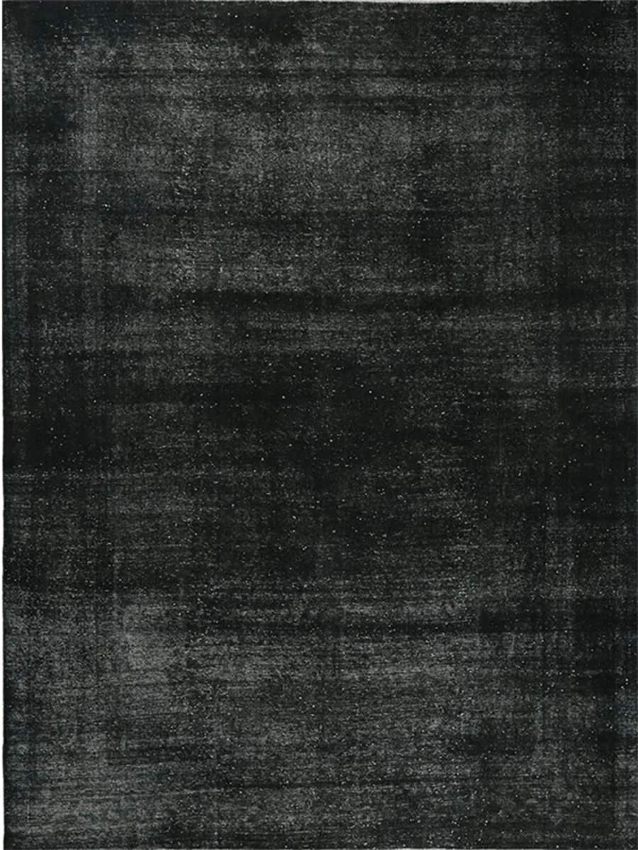 New York, Furniture, USD 1400,  9x12 Black Vintage Distressed Overdyed Persian Rug - 108972