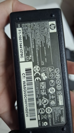 Khobar, Computers, SAR 10,  HP Laptop Charger 19.5V  Blue Tip AC Adapter