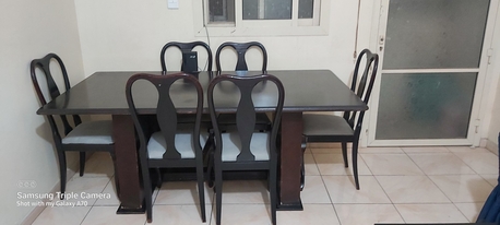 Jeddah, Furniture, SAR 350,  6 Chairs Dining Table For Sale