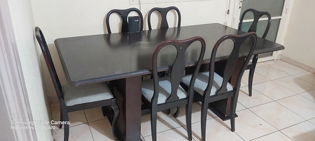 Jeddah, Furniture, SAR 350,  6 Chairs Dining Table For Sale