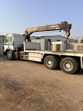 Jeddah, Vehicles, Cars & Trucks , SAR 85000,  Mercedes,  1989,  Manual,  444444 KM,  BOOM TRUCK With 10 TON Crane