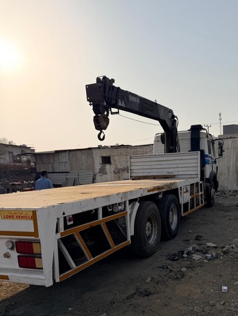 Jeddah, Vehicles, Cars & Trucks , SAR 85000,  Mercedes,  1989,  Manual,  444444 KM,  BOOM TRUCK With 10 TON Crane