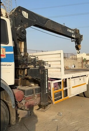 Jeddah, Vehicles, Cars & Trucks , SAR 85000,  Mercedes,  1989,  Manual,  444444 KM,  BOOM TRUCK With 10 TON Crane
