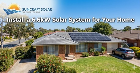 Sydney, Business, Install A 6.6kW Solar System For Your Home