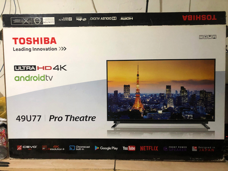 Riyadh, Electronics, SAR 400,  Toshiba Smart TV 49-inch 4K