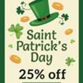 St. Patrick&rsquo;s Day Sale &ndash; 25% OFF Sitewide | Limited-Time Deal