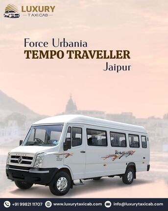 Jaipur, Travel, Book Force Urbania Tempo Traveller In Jaipur Today