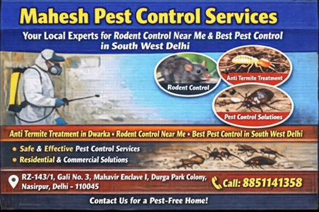 New Delhi, Pest Control, Mahesh Pest Control Services &ndash; Your Local Experts For Rodent Control Near Me & Best Pest C