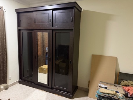 Al Khobar Al Shamalia, Furniture, SAR 700,  Brown Wooden Big Size Wardrobe For Sale