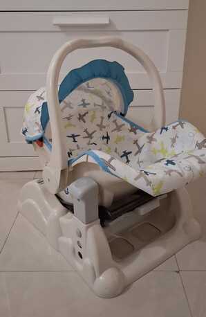 Al Sulaymaniyyah, Baby & Kid Stuff, SAR 65,  Juniors 4in1 Baby Carry Cot & Babylove Sacca Transporter Carry Cot