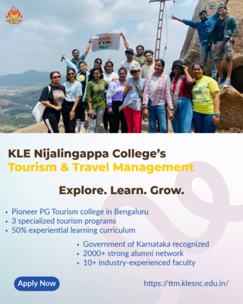 Bangalore, Education, BTTM Course In Bangalore | Travel And Tourism Colleges In India| KLE Nijalingappa College