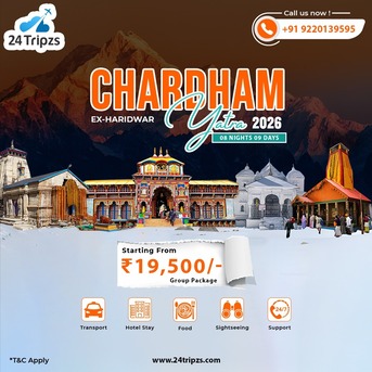 Noida, Tickets, INR 19500,  Char Dham Yatra 2026 &ndash; Complete Spiritual Journey Package From Haridwar