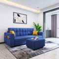 INR 21999,  Bharat Lifestyle 4 Seater Sofa &ndash; Spacious & Stylish Living Room Comfort