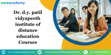 Mumbai, Lessons Offered, Dr D.Y. Patil Vidyapeeth Institute Of Distance Education  Courses